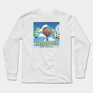 Albuquerque Balloons In The Sky Long Sleeve T-Shirt